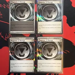 Magnetic Energy 085/086 4 x Holo Playset Chaos Rising Pokemon TCG CRI - Image 1