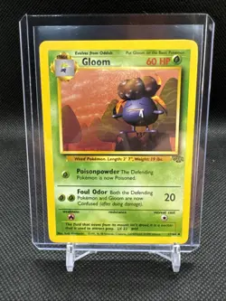 Gloom 37/64 Unlimited Jungle WOTC Vintage Pokemon - Image 1