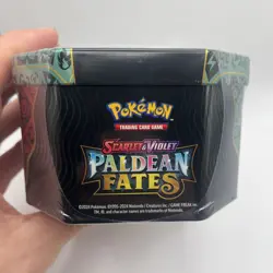 Pokemon TCG Scarlet & Violet Paldean Fates Great Tusk Ex Tin - Factory Sealed - Image 5
