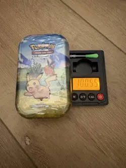Pokemon Ascended Heroes Mini Tin - 100.55 VERY HEAVY 🔥Possible GOD PACKU!🔥 - Image 1