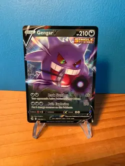 Pokemon Gengar V Ultra Rare SWSH08: Fusion Strike 156/264 NM - Image 1