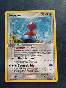 Pokemon Card - Porygon2 Holo - 12/115 - EX Unseen Forces - 2005 - Image 1