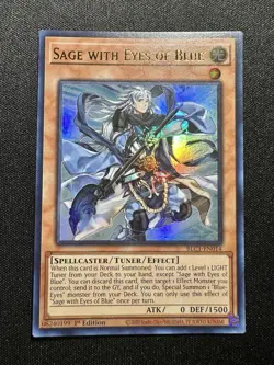 Yu-Gi-Oh! "Sage with Eyes of Blue" BLC1-EN014 | Ultra Rare | 1st Edition | M/NM - Image 1