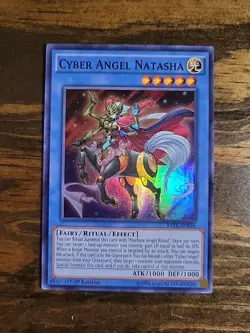 Yugioh - Cyber Angel Natasha RATE-EN036 Super Rare 1st Edition - NM - Image 1