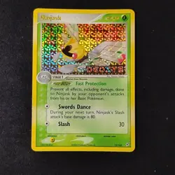 Pokemon TCG Ninjask 13/107 Deoxys Reverse Holo Stamped NM - Image 1