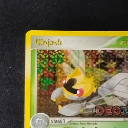 Pokemon TCG Ninjask 13/107 Deoxys Reverse Holo Stamped NM - Image 2