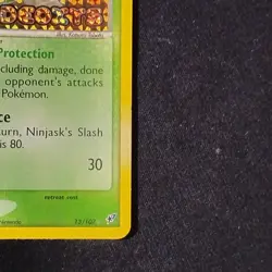 Pokemon TCG Ninjask 13/107 Deoxys Reverse Holo Stamped NM - Image 4