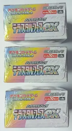 Pokemon Terastal Festival ex SV8a Minor Wear JP Booster Box Sealed USA - Image 5