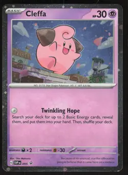 Cleffa 095 Holo Promo Scarlet & Violet Promo Pokemon Near Mint - Image 1