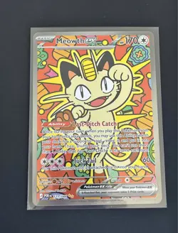 2026 Mega Evolution Perfect Order Meowth ex Secret Rare #121/088 - Image 1