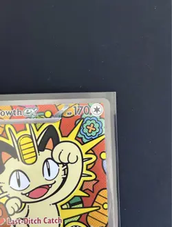 2026 Mega Evolution Perfect Order Meowth ex Secret Rare #121/088 - Image 5
