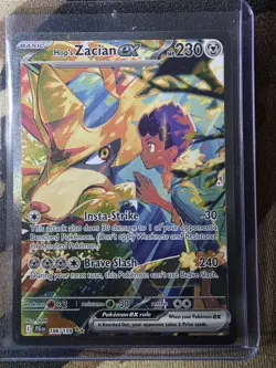Pokemon Journey Together Special Illustration Hop's Zacian EX 186/159 Rare - Image 2