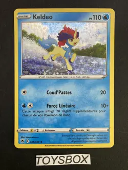Carte Pokemon Keldeo Holo Cosmos 045/189 / Bloc EB Astres Radieux EB10 / NEUF FR - Image 2
