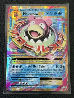 Pokemon Mega M Slowbro EX XY Evolutions Ultra Rare Holo 27/108 - Image 1