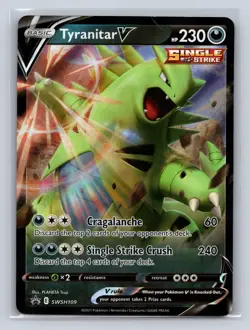 Tyranitar V SWSH109 Holo Promo Sword & Shield Promo Pokemon NM - Image 1