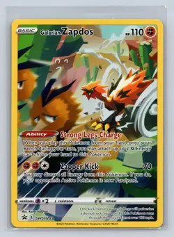 Galarian Zapdos SWSH283 Holo Promo Sword & Shield Promo Pokemon NM - Image 1