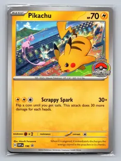 Pikachu 190 (SEALED) Promo Scarlet & Violet Promo Pokemon NM - Image 1