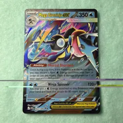 Mega Greninja ex 022/086 Double Rare Pokemon Chaos Rising ME04 NM - Image 1