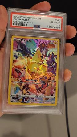 2023 Pokemon Crown Zenith 160/159 Pikachu PSA 10 - Image 2