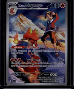 Ethan's Magcargo 222/217 Illustration Rare Ascended Heroes Pokemon NM A494 - Image 1