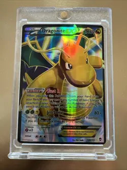 Dragonite EX 108/111 XY Furious Fists Full Art Ultra Rare Holo English - Image 3