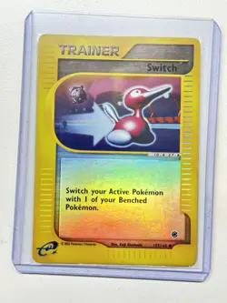 Switch 157/165 Reverse Holo Expedition Pokemon Card 2002 WoTC E-Reader - Image 1