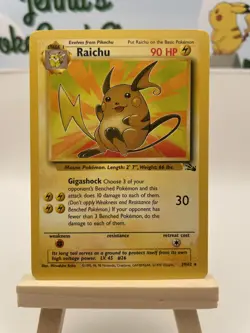 Raichu - 29/62 - Fossil - Pokemon TCG - NM - Image 1