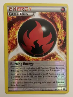 Burning Energy 151/162 Pokemon TCG XY Breakthrough Reverse Holo MP - Image 1