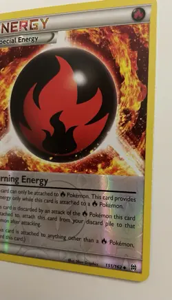 Burning Energy 151/162 Pokemon TCG XY Breakthrough Reverse Holo MP - Image 4