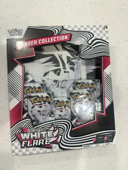Pokemon Scarlet & Violet White Flare Binder Collection Sealed Box - Image 1