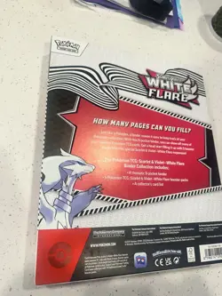 Pokemon Scarlet & Violet White Flare Binder Collection Sealed Box - Image 5