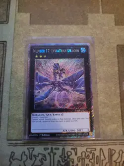 YUGIOH NUMBER 17: LEVIATHAN DRAGON RA04-EN154 PLATINUM 1ST ED NM - Image 1