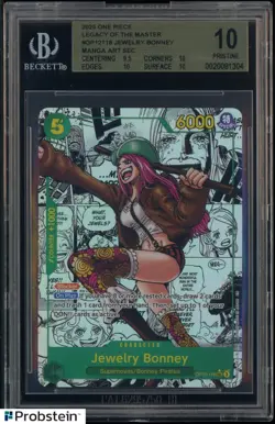 2025 One Piece Legacy of the Master OP12118 Jewelry Bonney Manga Art SEC BGS 10 - Image 1
