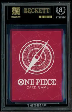 2025 BVB X ONE PIECE MATCH DAY PROMOS #003 MONKEY D. LUFFY BGS 10 BLACK LABEL - Image 3