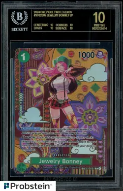 2024 One Piece Two Legends #ST02007 Jewelry Bonney SP BGS 10 BLACK LABEL - Image 1