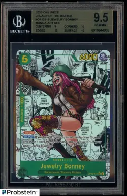 2025 One Piece Legacy Of Master #OP12118 Jewelry Bonney Manga Art BGS 9.5 - Image 1