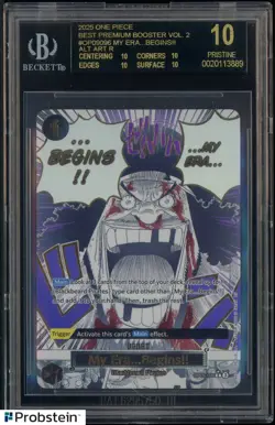 2025 One Piece Best Premium Booster OP09096 My Era.. Begins!! BGS 10 BLACK LABEL - Image 1