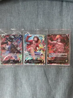 ONE PIECE Card Luffy ST13-003 Sabo 001 Ace 002 7-Eleven Japan limited 2024 3set - Image 1