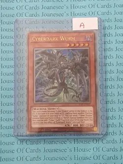 ALIN-EN027 Cyberdark Wurm Quarter Century Rare Yu-Gi-Oh Card 1st Edition New (A) - Image 1