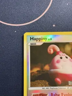 Happiny 52/123 Pokemon Diamond & Pearl Burger King Promo Reverse Holo Card LP - Image 5