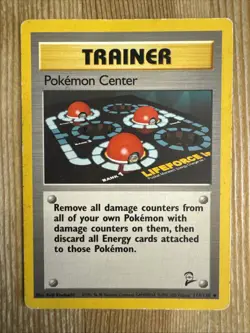 Pokemon Center 114/130 Uncommon Base Set 2 Pokemon Card HP - Image 1
