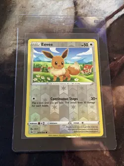 Eevee 205/264 NM Reverse Holo Fusion Strike Near Mint Foil Pokemon TCG Set Card - Image 1