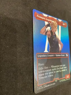 Prompts Argentum Borderless Foil #387 Fantasy Magic the Gathering Foil Card - Image 3