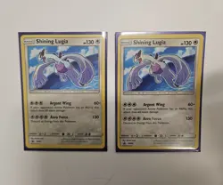 Pokemon TCG Shining Lugia SM Black Star Promo Card SM82 X 2 - Image 1