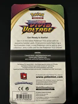 Pokemon Sword & Shield Vivid Voltage: Chandelure Booster Pack Foil Card - QTY 820650808036 - Image 2