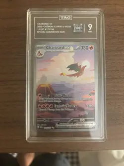 Pokemon TCG Charizard EX 199/165 Special Illustration Rare Card PSA 9 - Image 3