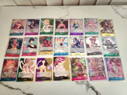 One Piece Beautiful Female Characters Cards Bundle of 21 Japanese - Image 2
