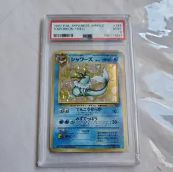 (PSA 9) 1997 Vaporeon Holo #134 Jungle Japanese Pokemon Card Pokemon - Image 1
