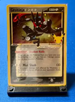 Sealed Pokemon Card - Greninja Gold Star SWSH144 Black Star Promo Celebrations - Image 1