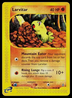Pokemon Card - Larvitar Aquapolis 89/147 Common - Image 1